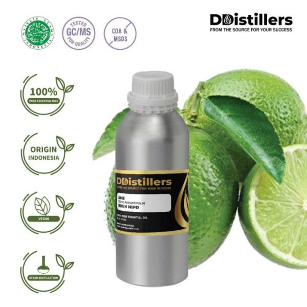 fbf2658b5409427db240a04f122db595.jpg Lime / Jeruk Nipis Essential Oil Pure 100%, 500ML-1L HDPE/SS