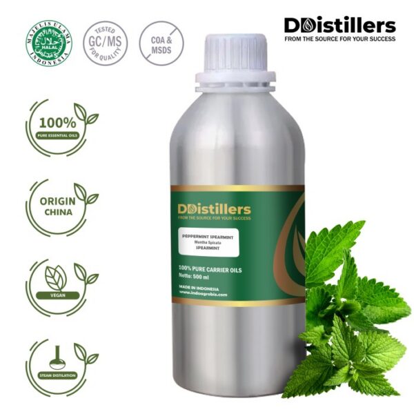 Peppermint (Spearmint) / Spearmint Essential Oil Pure 100%, 500ML-1L HDPE/SS