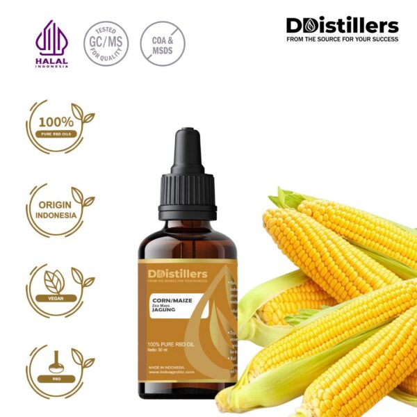 Corn / Maize / Jagung RBD Oil Pure 100%, 50-100ML GS