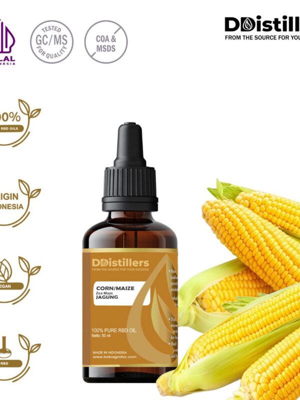 Corn / Maize / Jagung RBD Oil Pure 100%, 50-100ML GS