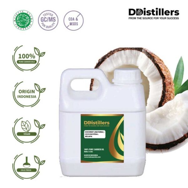 fefac04042e244ef9a21acdb99964730.jpg Coconut / Kelapa Natural Carrier Oil Pure 100%, 500ML-1L HDPE