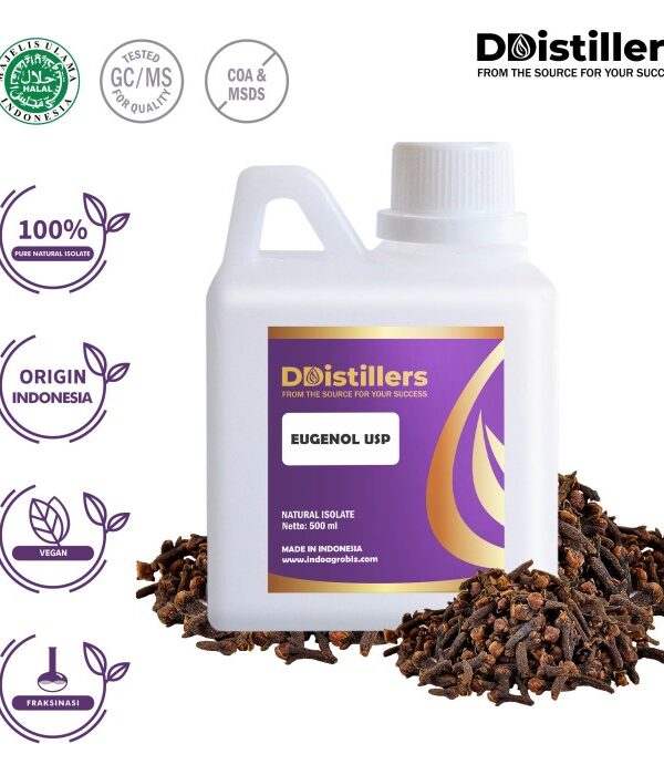 Eugenol USP Natural Isolate Oil Pure 100%, 500ML-1L HDPE