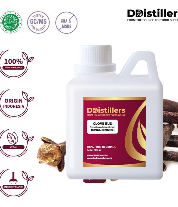 589c65ff32384fafbd01d2a851b64472.jpg Hydrosol Clove Bud / Bunga Cengkeh100%, 500ML-1L HDPE