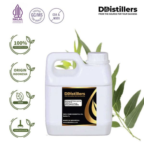 Eucalyptus (Java) / Eucalyptus Jawa Essential Oil Pure 100%, 500ML-1L HDPE/SS