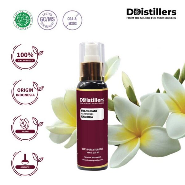 Hydrosol Frangipani / Kamboja 100%, 100ML GS