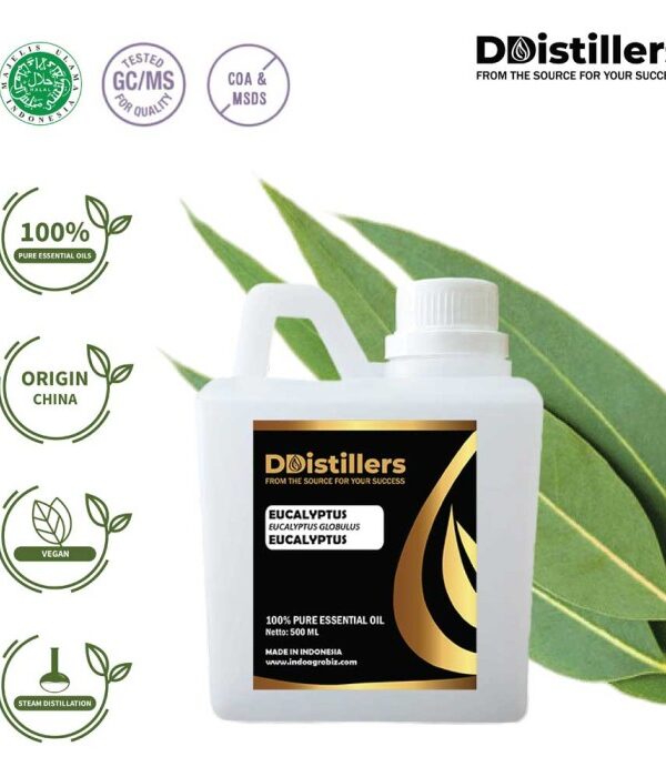 Eucalyptus (Globulus) / Eucalyptus Essential Oil Pure 100%, 500ML-1L HDPE/SS