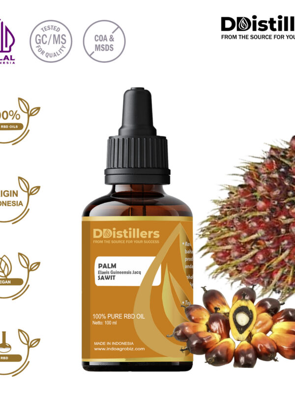 Palm / Kelapa Sawit RBD Oil Pure 100%, 50-100ML GS