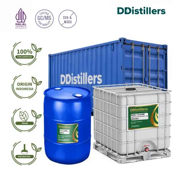 Sidr / Jujube / Bidara Carrier Oil Pure 100%, 20FT DRUM HDPE