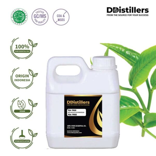 e691a93570f74a55862535968d1ced30.jpg Tea Tree / Tea Tree Essential Oil Pure 100%, 500ML-1L HDPE/SS