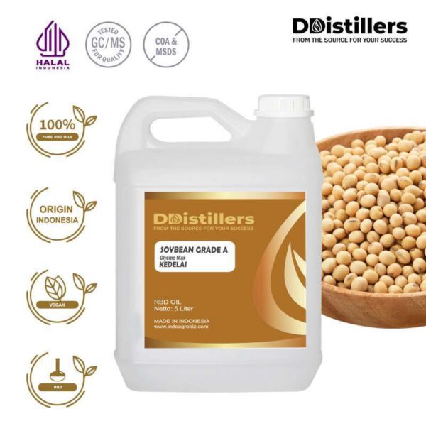 5c7cae1639b845b0bf44a13e0126b9a4.jpg Soybean / Kedelai Grade A RBD Oil Pure 100%, 5L HDPE