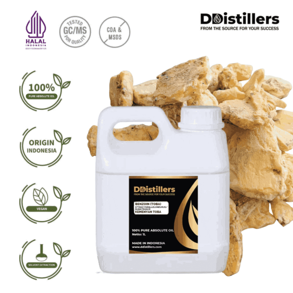 Benzoin (Toba) / Kemenyan Toba Absolute Oil Pure 100%, 500ML-1L HDPE/SS