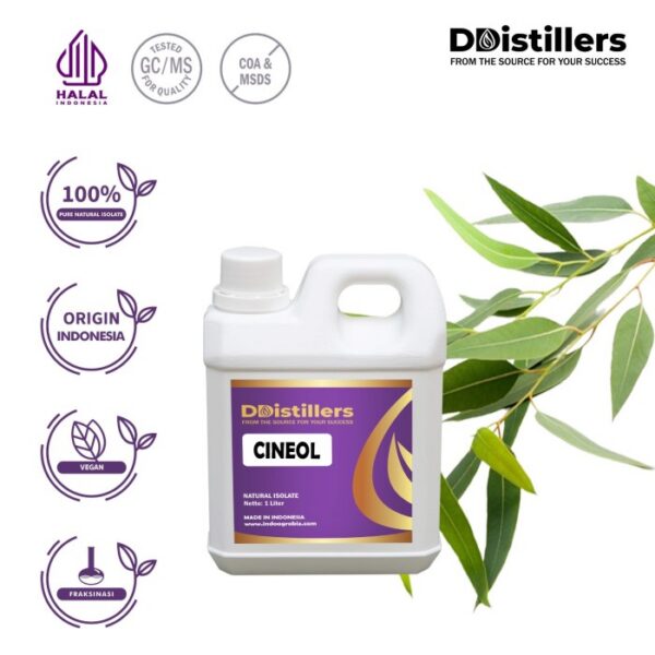 Cineol Natural Isolate Oil Pure 100%, 500ML-1L HDPE