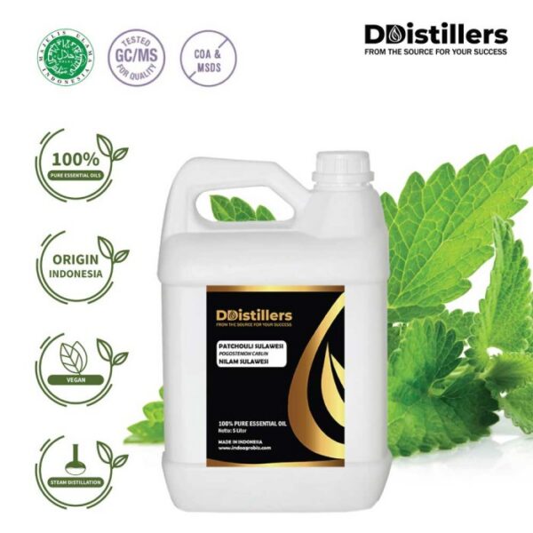 dc2f48239292433480500b8984faa212-1.jpg Patchouli Sulawesi / Nilam Sulawesi Essential Oil Pure 100%, 5L HDPE