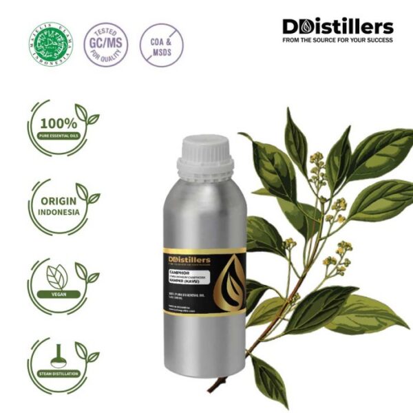 dd28358e55c340409914753d34644488-1.jpg Camphor Wood / Kayu Kamper Essential Oil Pure 100%, 500ML-1L HDPE/SS