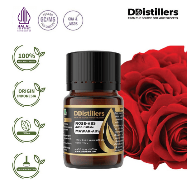 Rose / Mawar Absolute Oil Pure 100%, 2-10ML GS